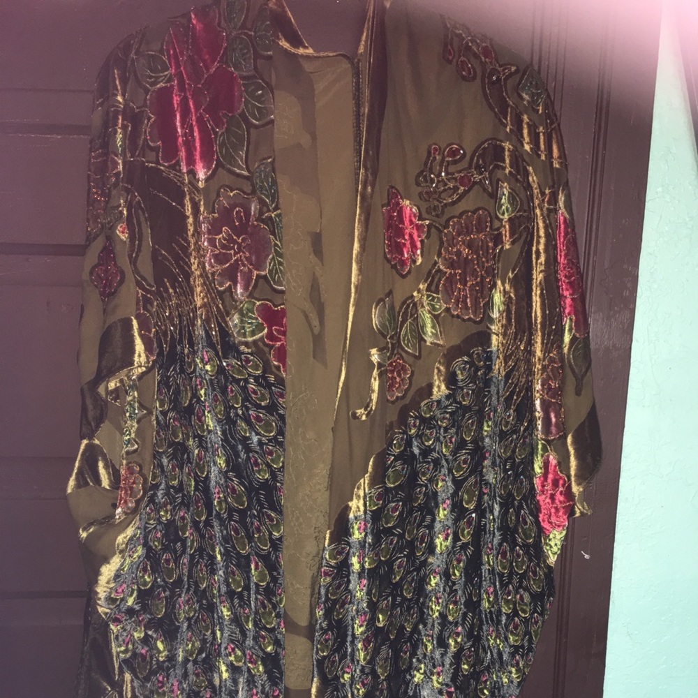 Peacock kimono